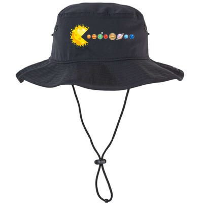 Planetary System Star Eating Planets Sun Funny Astronomy Legacy Cool Fit Booney Bucket Hat