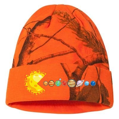 Planetary System Star Eating Planets Sun Funny Astronomy Kati Licensed 12" Camo Beanie