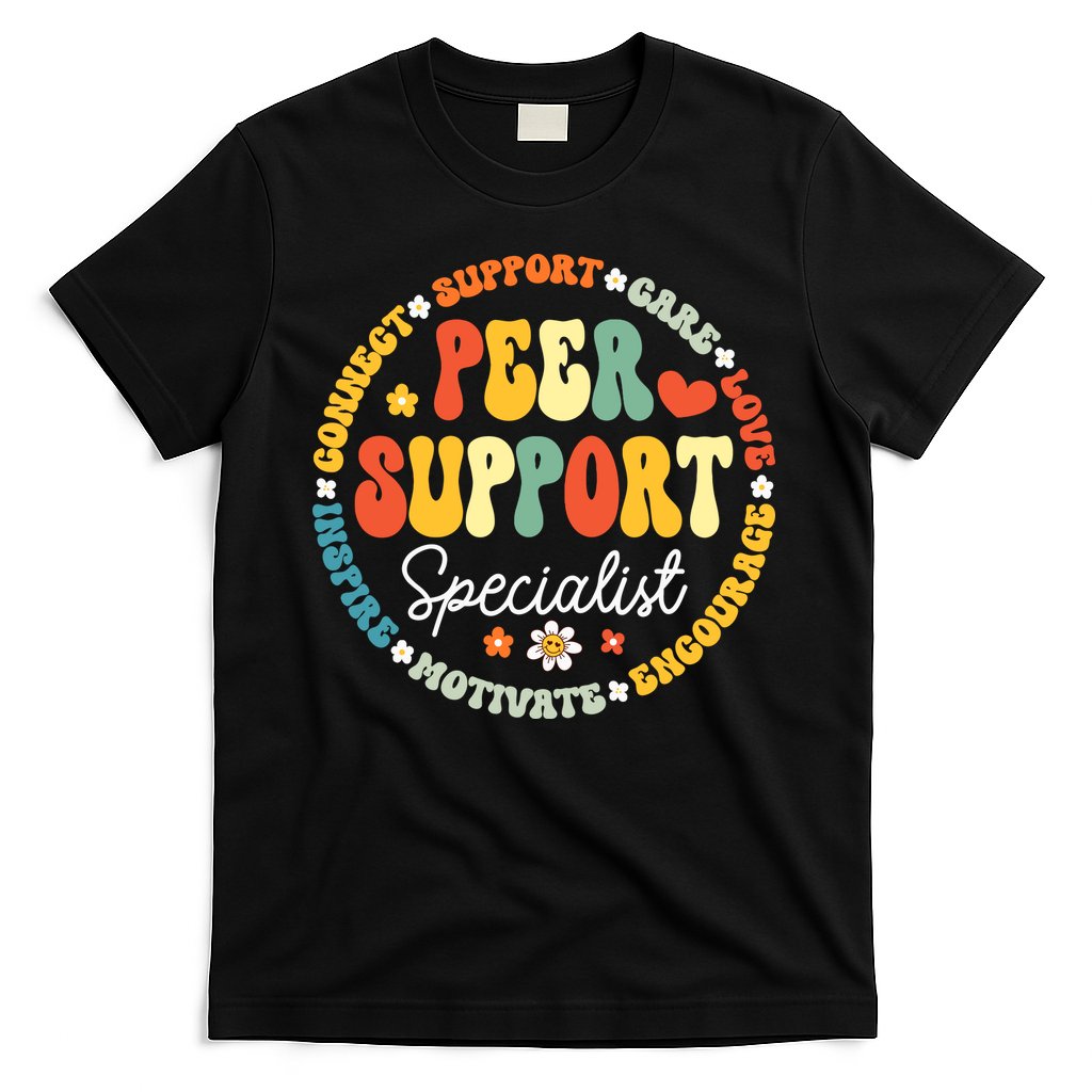 Peer Support Specialist Life Appreciation Week School T-Shirt