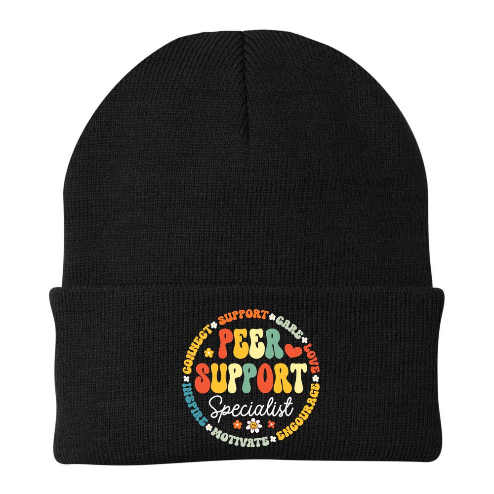 Peer Support Specialist Life Appreciation Week School Beanie