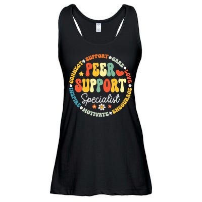 Peer Support Specialist Life Appreciation Week School Ladies Essential Flowy Tank
