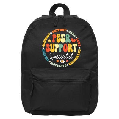 Peer Support Specialist Life Appreciation Week School 16 in Basic Backpack
