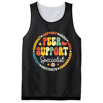 Peer Support Specialist Life Appreciation Week School Mesh Reversible Basketball Jersey Tank