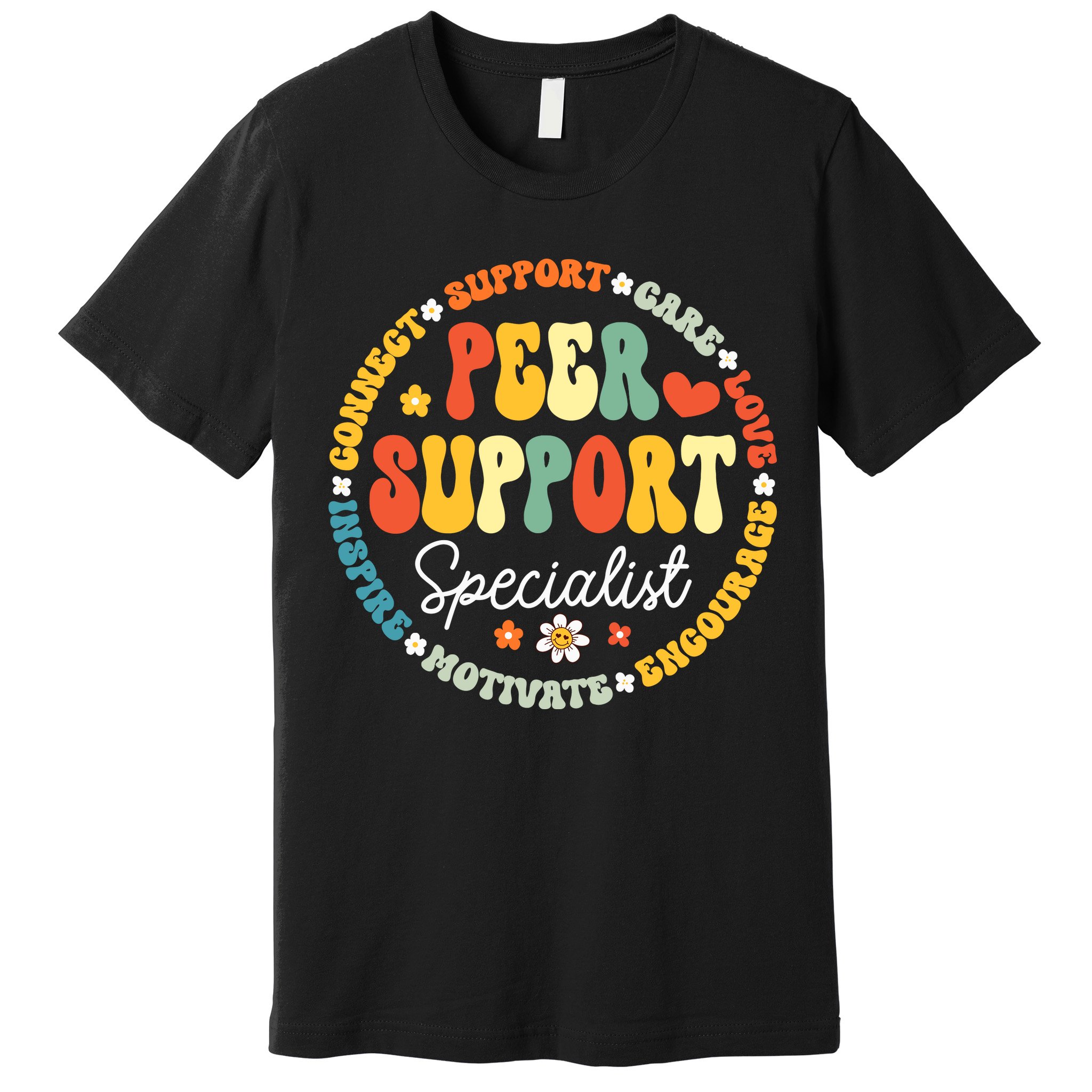 Peer Support Specialist Life Appreciation Week School Premium T-Shirt
