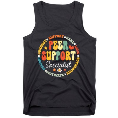 Peer Support Specialist Life Appreciation Week School Tank Top