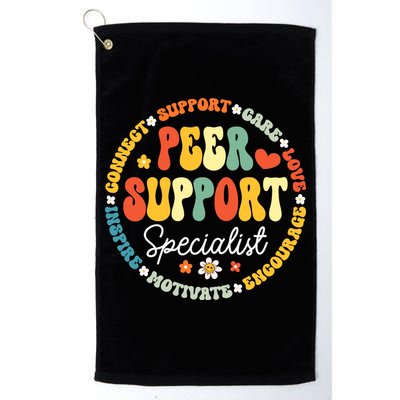 Peer Support Specialist Life Appreciation Week School Golf Towel