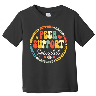 Peer Support Specialist Life Appreciation Week School Toddler T-Shirt