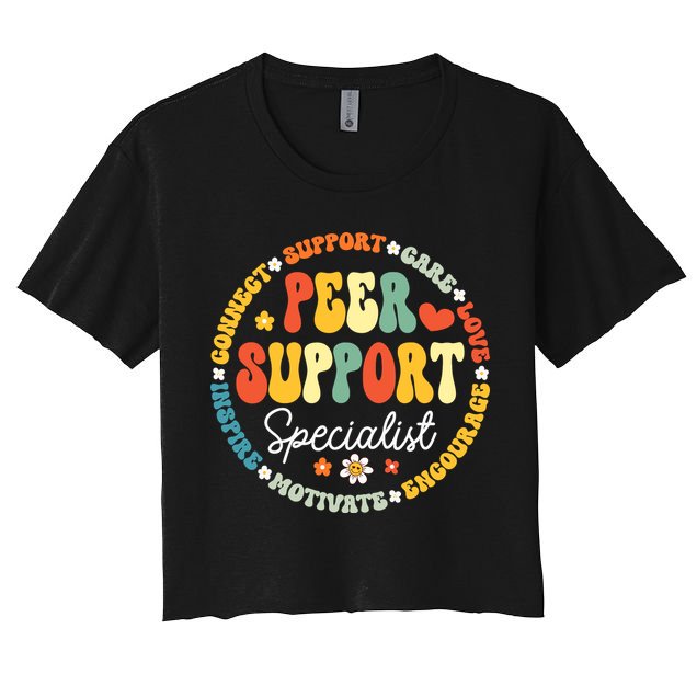 Peer Support Specialist Life Appreciation Week School Crop Top