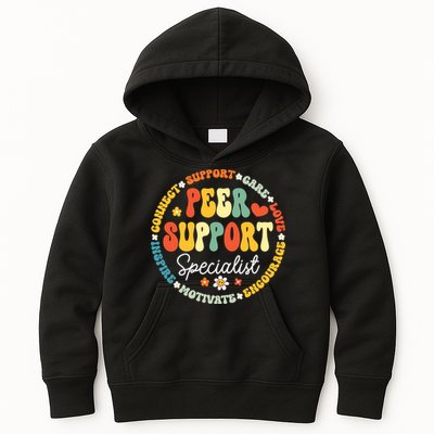 Peer Support Specialist Life Appreciation Week School Kids Hoodie