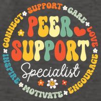 Peer Support Specialist Life Appreciation Week School Vector Backpack