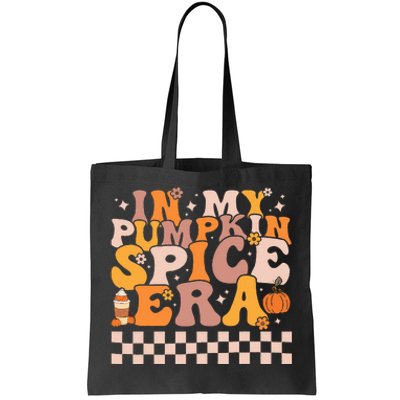 Pumpkin Spice Season Retro Fall Autumn Thanksgiving Vibes Tote Bag