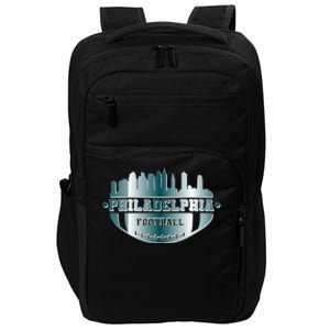 Philadelphia Skyline Shaped Into Football Impact Tech Backpack