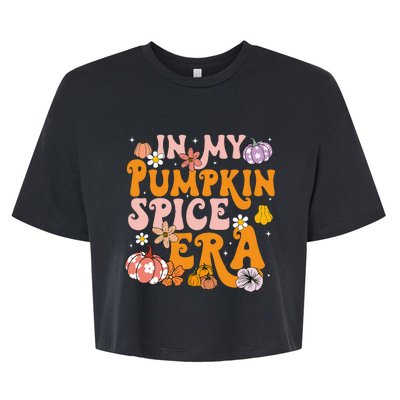 Pumpkin Spice Season Autumn Thanksgiving Humor Bella+Canvas Jersey Crop Tee