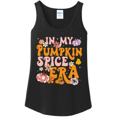 Pumpkin Spice Season Autumn Thanksgiving Humor Ladies Essential Tank