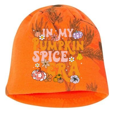 Pumpkin Spice Season Autumn Thanksgiving Humor Kati - Camo Knit Beanie