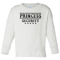 Princess Security Squad Princess Protection Team Halloween Toddler Long Sleeve Shirt