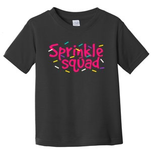 Pink Sprinkle Squad Cookie Donut Cupcakes Toddler T-Shirt