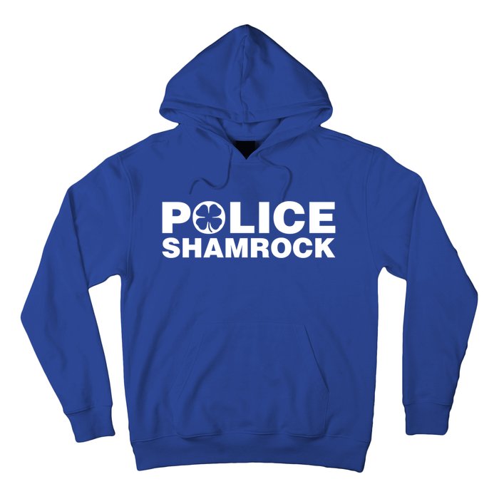 Police Shamrock St Patrick's Day Gift Hoodie