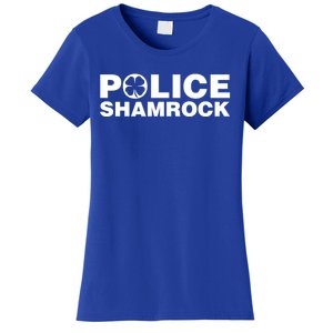 Police Shamrock St Patrick's Day Gift Women's T-Shirt