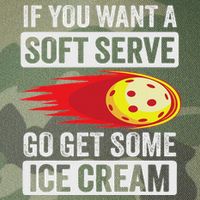 Pickleball Soft Serve Ice Cream Funny Pickleball Legacy Tie Dye Trucker Hat