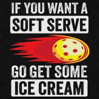 Pickleball Soft Serve Ice Cream Funny Pickleball Ladies PosiCharge Tri-Blend Wicking Tank