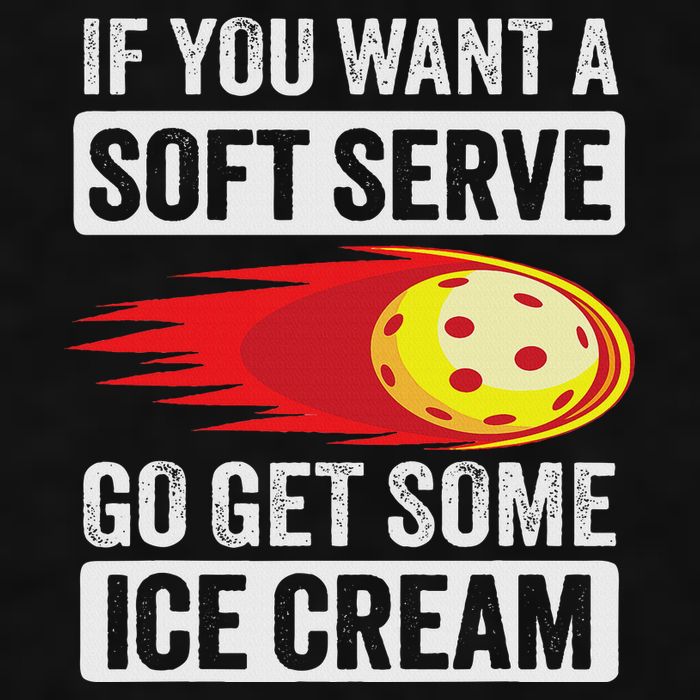 Pickleball Soft Serve Ice Cream Funny Pickleball Ladies PosiCharge Tri-Blend Wicking Tank