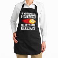 Pickleball Soft Serve Ice Cream Funny Pickleball Apron