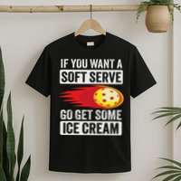 Pickleball Soft Serve Ice Cream Funny Pickleball T-Shirt
