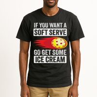 Pickleball Soft Serve Ice Cream Funny Pickleball Tall T-Shirt