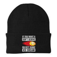 Pickleball Soft Serve Ice Cream Funny Pickleball Beanie