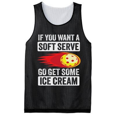 Pickleball Soft Serve Ice Cream Funny Pickleball Mesh Reversible Basketball Jersey Tank