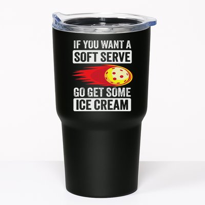 Pickleball Soft Serve Ice Cream Funny Pickleball Tumbler