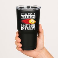 Pickleball Soft Serve Ice Cream Funny Pickleball Tumbler