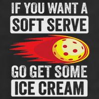 Pickleball Soft Serve Ice Cream Funny Pickleball Tumbler