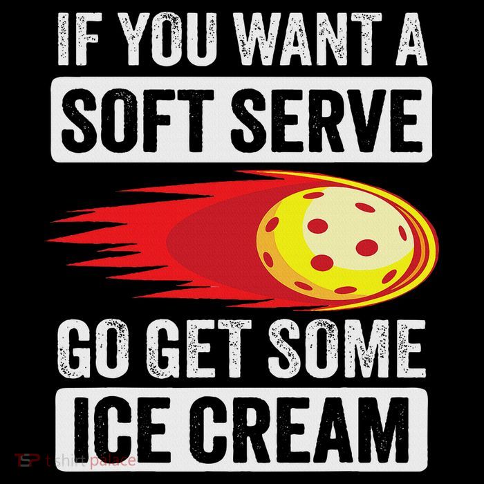 Pickleball Soft Serve Ice Cream Funny Pickleball Womens Tank Top