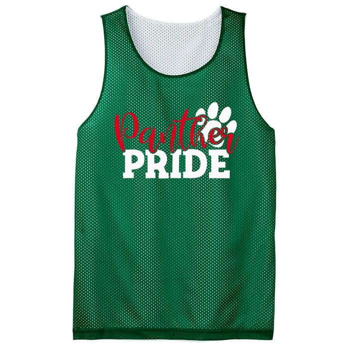 Panther School Sports Name Spirit Back To School Mesh Reversible Basketball Jersey Tank