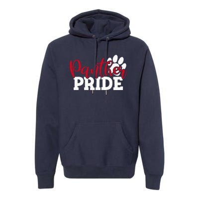 Panther School Sports Name Spirit Back To School Premium Hoodie