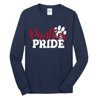 Panther School Sports Name Spirit Back To School Tall Long Sleeve T-Shirt