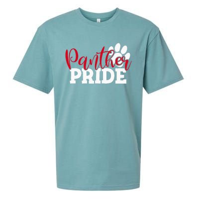 Panther School Sports Name Spirit Back To School Sueded Cloud Jersey T-Shirt