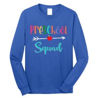 Preschool Squad Teacher Back To School PreK Teacher Gift Long Sleeve Shirt