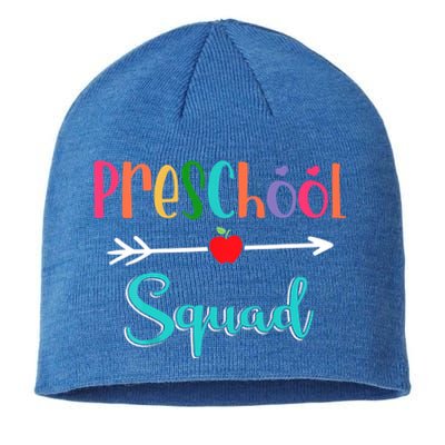 Preschool Squad Teacher Back To School PreK Teacher Gift Sustainable Beanie