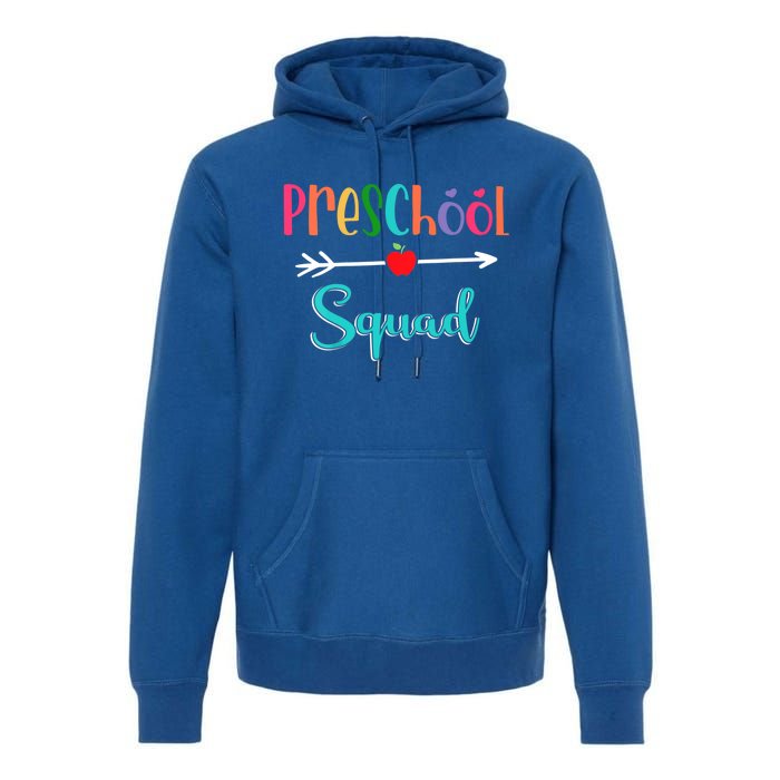 Preschool Squad Teacher Back To School PreK Teacher Gift Premium Hoodie