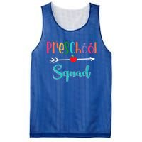 Preschool Squad Teacher Back To School PreK Teacher Gift Mesh Reversible Basketball Jersey Tank