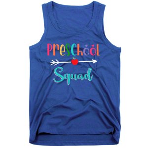 Preschool Squad Teacher Back To School PreK Teacher Gift Tank Top