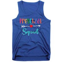 Preschool Squad Teacher Back To School PreK Teacher Gift Tank Top