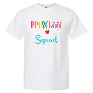 Preschool Squad Teacher Back To School PreK Teacher Gift Garment-Dyed Heavyweight T-Shirt