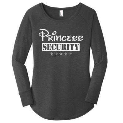 Princess Security Team Birthday Family Trip Dad Mom Daughter Women's Perfect Tri Tunic Long Sleeve Shirt