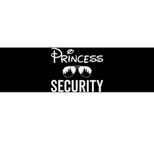 Princess Security Team Dad Mom Birthday Party Family Trip Bumper Sticker