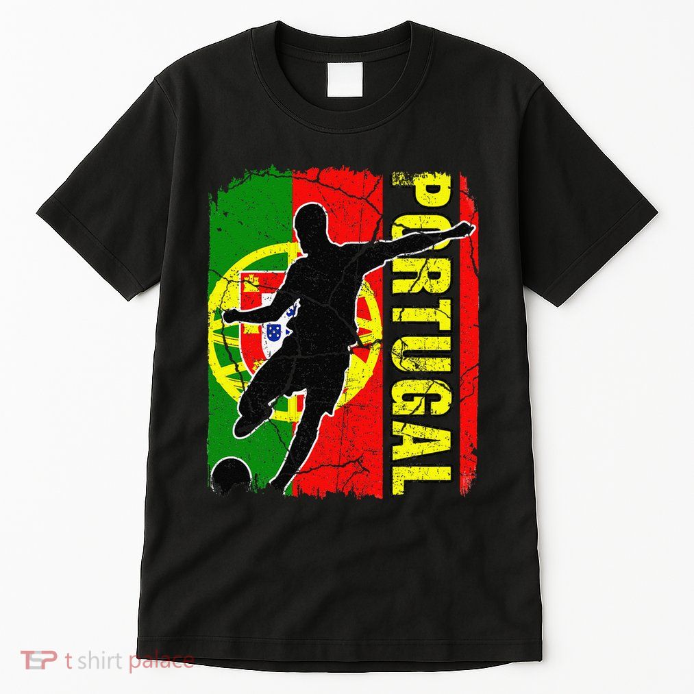 Portugal Soccer Team Portuguese Flag Jersey Football Fans Tall T-Shirt