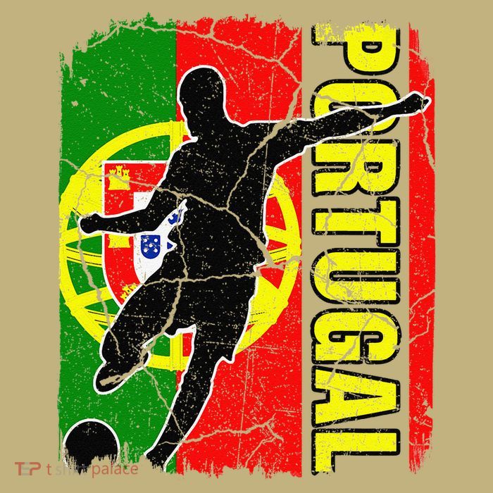 Portugal Soccer Team Portuguese Flag Jersey Football Fans T-Shirt